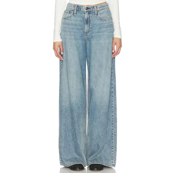 RAG & BONE Denim - NEW RAG & BONE featherweight sofie wide-leg jeans in theo